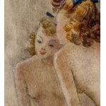 UNIDENTIFIED SIGNATURE, Nude Woman in Front of a Mirror