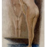 UNIDENTIFIED SIGNATURE, Nude Woman in Front of a Mirror
