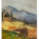 B. Giusa, Two figures on a hill - B. Giusa