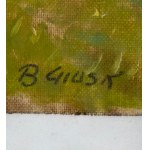 B. Giusa, Two figures on a hill - B. Giusa