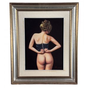 UNIDENTIFIED SIGNATURE, Nude Woman seen from the back