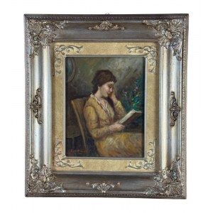 L. DI ROCCO, Woman reading - L. DI ROCCO