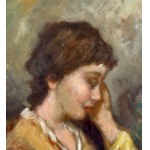 L. DI ROCCO, Woman reading - L. DI ROCCO
