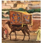 UNIDENTIFIED SIGNATURE, Street scene with figures in Istanbul