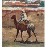 UNIDENTIFIED SIGNATURE, Street scene with figures in Istanbul