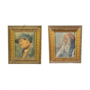 ANONIMO, Neapolitan Scugnizzo and a Man with a Pipe
