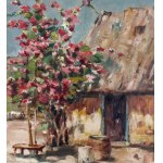 CARMINE ACCESO, Countryside landscape with characters - Carmine Acceso