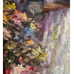 UNIDENTIFIED SIGNATURE, Woman and flowers