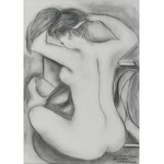 Helena KWIATKOWSKA (1915-1991), Akt w/g Edgara Degasa