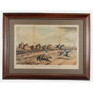 R. G. & A. W. REEVE - rycina, Wyścigi Liverpool , 1853