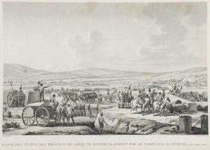 Francois DEQUEVAUVILLERS (1745-1809), Napoleon visite les travaux du siege