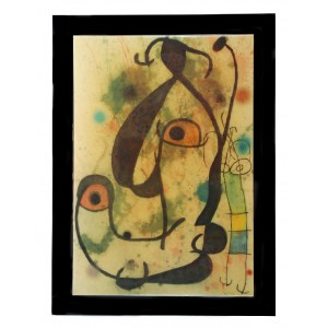 Joan MIRO (1893-1983) - REPRODUKCJA, Mężczyzna i kobieta