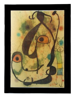 Joan MIRO (1893-1983) - REPRODUKCJA, Mężczyzna i kobieta