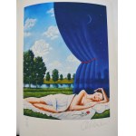 Rafal Olbinski (1943), A Midsummer Night's Dream limited inkograph on paper