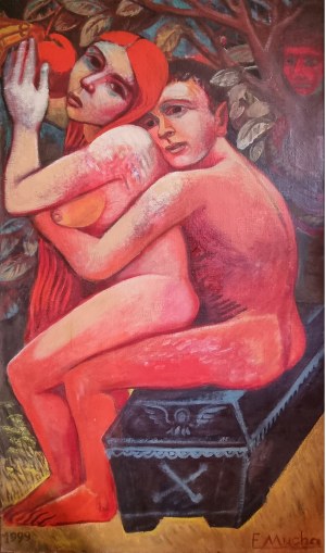 Eugeniusz Mucha (1927 - 2012), Adam I Ewa, 1999