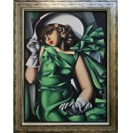 Marcus Von May (ur. 1971), Young Lady with Gloves (kopia) (wg Tamary Łempickiej), 2022