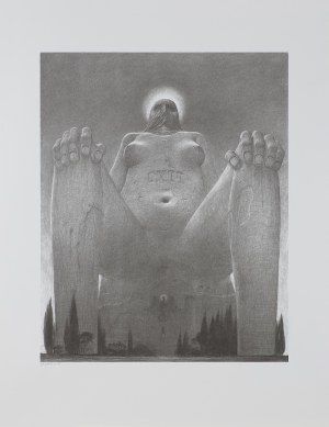 Zdzisław Beksiński, BEZ TYTUŁU, 1973/2005