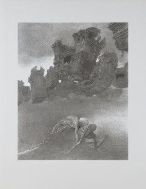 Zdzisław Beksiński, BEZ TYTUŁU, 1973/2005