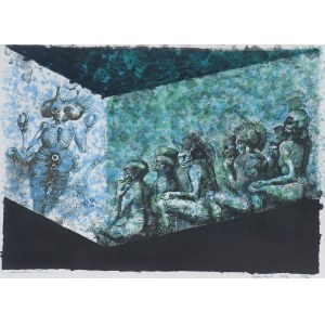 Jan Lebenstein, SPECTACLE VERT, 1972