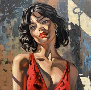 Tatiana Filipowicz, Lady in Red, 2024
