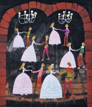 Zdzisław Witwicki, Kopciuszek i perły - ilustracja do ksiązki 