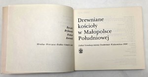 Brykowski R - Drewniane kościoły w Małopolsce Południowej - Ossolineum 1984