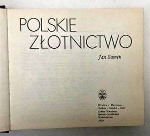 Samek J. - Polish Goldsmithing - Warsaw 1988
