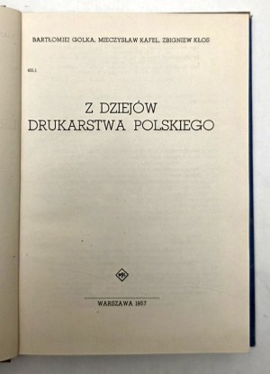 Z dějin polského tisku - Varšava 1957