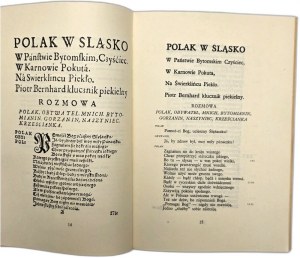 Pole in Silesia. An anonymous dialogue from the early 17th century - Katowice 1979