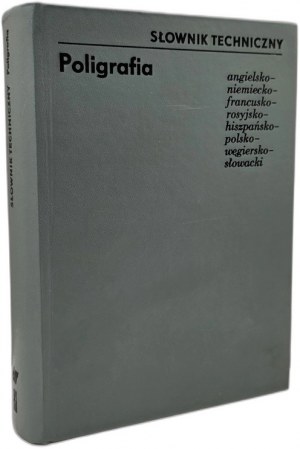 Tisk - Technický slovník - Berlín 1980