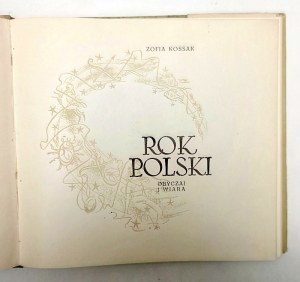 Kossak Zofia - The Polish Year - Warsaw 1958