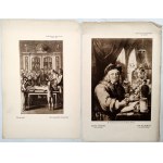 Collection of 8 prints - Rembrant , Chodowiecki - ANATOMY - ALCHEMY - MEDICINE, 1913 / 1914
