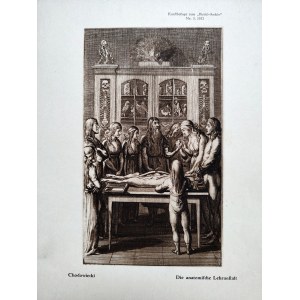 Collection of 8 prints - Rembrant , Chodowiecki - ANATOMY - ALCHEMY - MEDICINE, 1913 / 1914