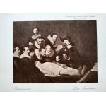 Collection of 8 prints - Rembrant , Chodowiecki - ANATOMY - ALCHEMY - MEDICINE, 1913 / 1914