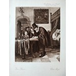 Collection of 8 prints - Rembrant , Chodowiecki - ANATOMY - ALCHEMY - MEDICINE, 1913 / 1914