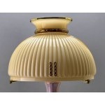 Pink porcelain table lamp - Leander Czech Republic 1990s