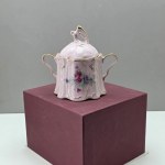 Cukiernica z różowej porcelany HC Hodov - Czech Republik - 1990 r.