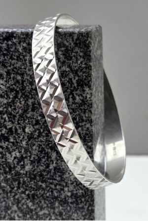 Silver circle bracelet pr. silver. 900 - Czechoslovakia 1970s