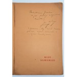 Szelburg Zarembina, Ewa, Kije samobije - Szancer, 1st edition - Dedication !