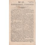 Warsaw Correspondent number 29 - July 7, 1792.