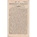 Warsaw Correspondent number 31 - July 12, 1792.