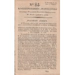 Warsaw Correspondent number 84 - November 13, 1792.