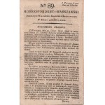 Warsaw Correspondent number 89 - November 22, 1792.