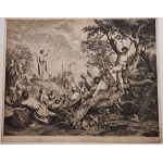 Jeremiah Falck - Sermon of St. John the Baptist according to A. Bloemaert - 1661.