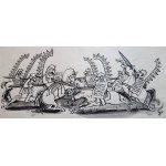 Flisak, Jerzy - illustration design - "Hussars in battle".