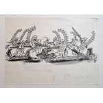 Flisak, Jerzy - illustration design - "Hussars in battle".