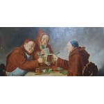 von Grützner, Eduard, Trzej mnisi w porze chleba (Drei Mönche bei der Brotzeit)