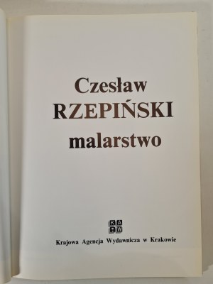 RZEPIŃSKI Czesław MALARSTWO [album] publié en 1986 en polonais et en anglais.