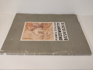 STELLER Pawel - BESKIDIAN WOODCORTS Contains 4 multicolor and 24 single-color woodcuts, published 1981.