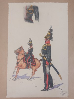 Board, Dragon / Officer in parade attire